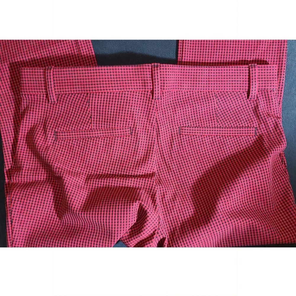 Gap Skinny Plaid Ankle Pants -  90s Emo Punk Hipster Indie Work Rockabilly - Picture 4 of 9